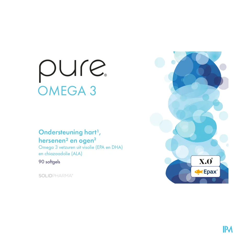 packshot van Pure Omega 3 Soft Caps 90