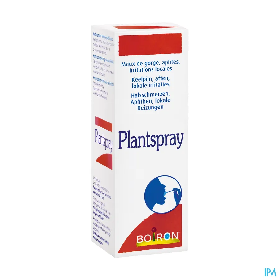 packshot van Plantspray voor Keelpijn, Aften en Lokale Irritaties 20 ml