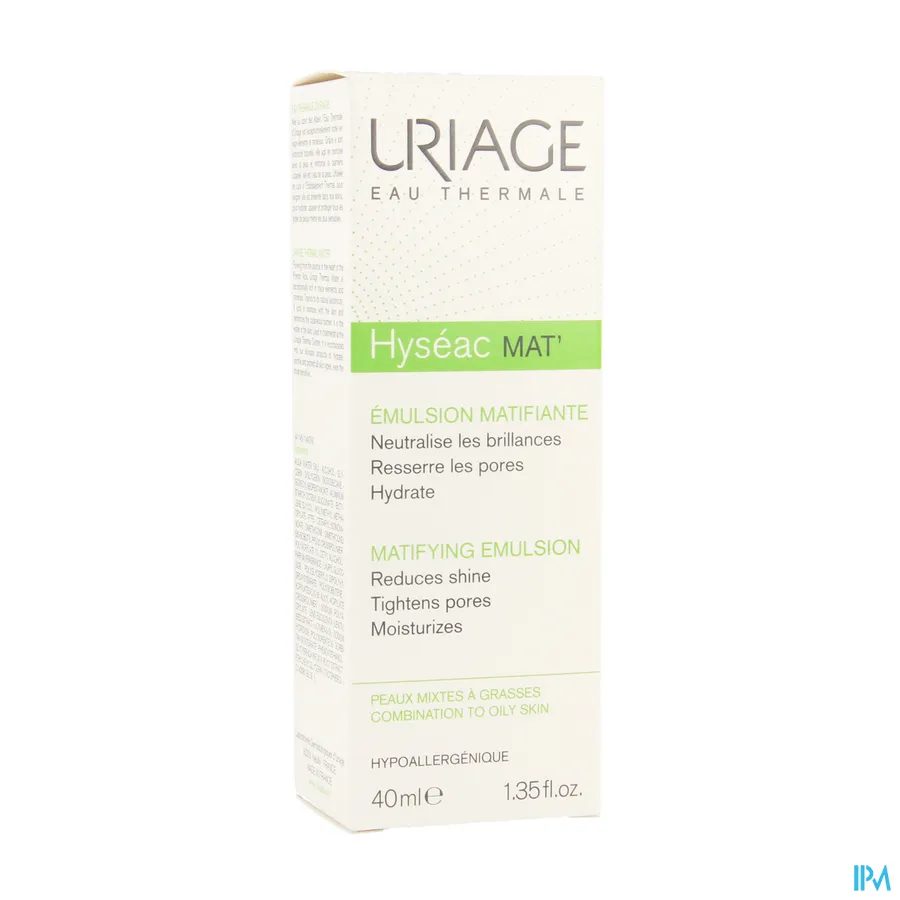packshot van Uriage Hyséac Mat' 40 ml