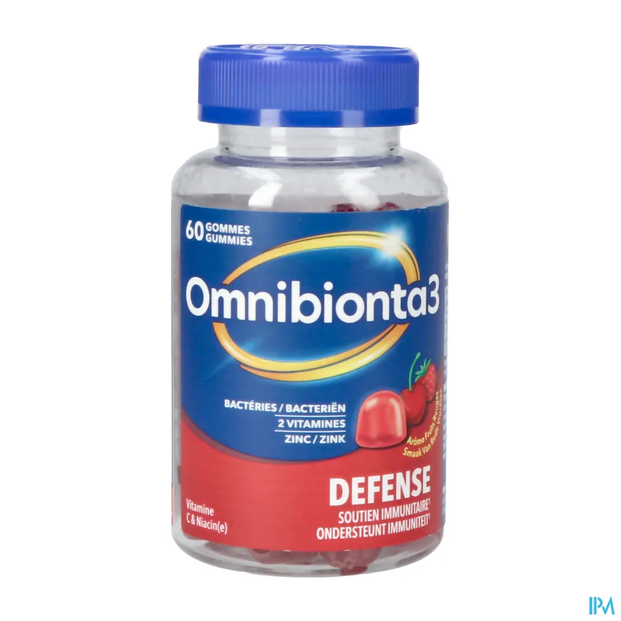 packshot van Omnibionta 3 Defense Gummies 60