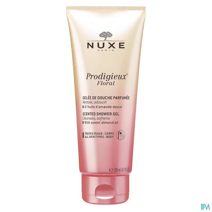 packshot van Nuxe Prodigieux Floral Geparfumeerde Douchegel 200 ml