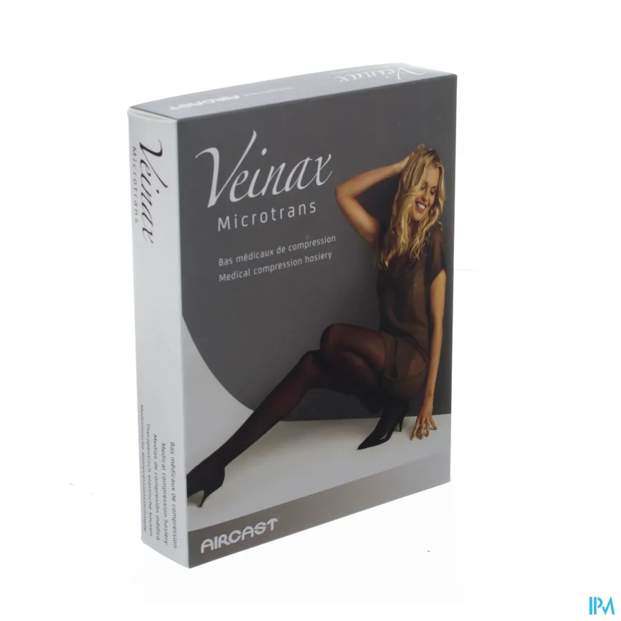 packshot van Veinax Therapeutisch Elastische Kousen 15-20 mmHg Vrouw Kniekous Microfibre Beige Maat 2L 1 Paar