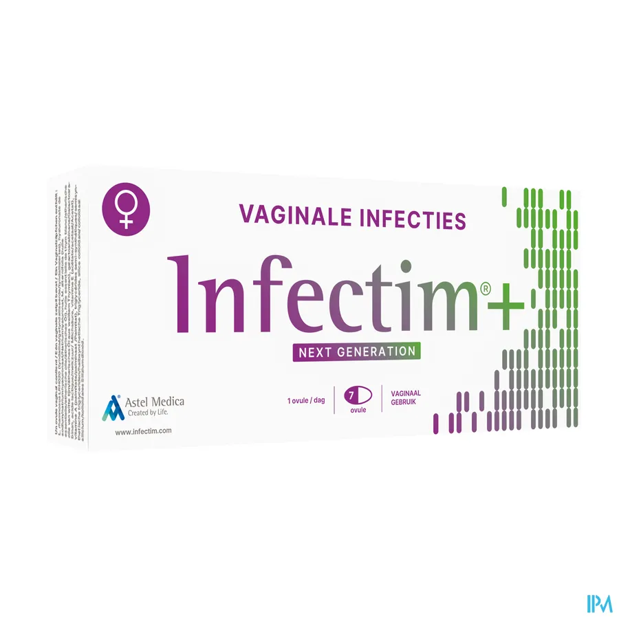 packshot van Infectim+ Vaginale Ovulen 7 stuks