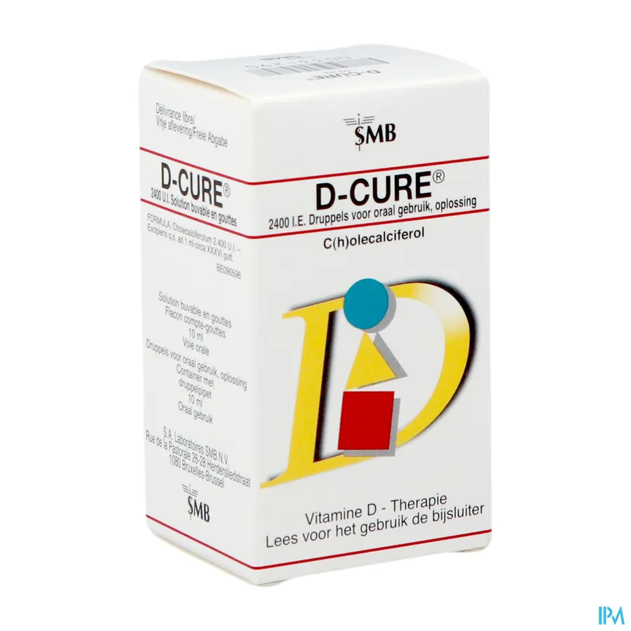 packshot van D-Cure Vitamine D Druppels 10 ml