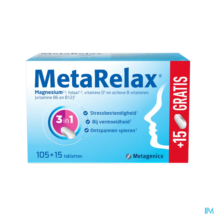 packshot van Metarelax Tabl 105+15