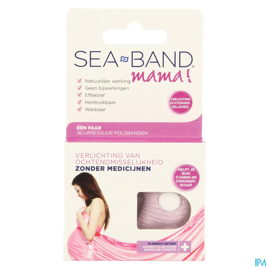 packshot van Sea Band Polsbandje Mama Lila 1 paar