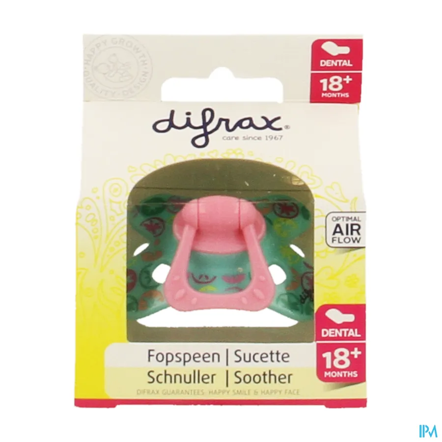packshot van Difrax Fopspeen Sil Dental Xtr Sterk 18m+ 342