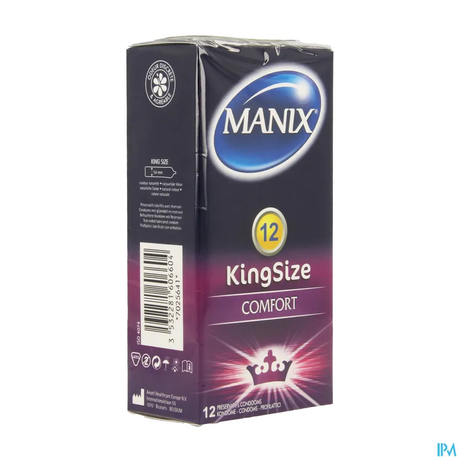 packshot van Manix King Size 12 stuks