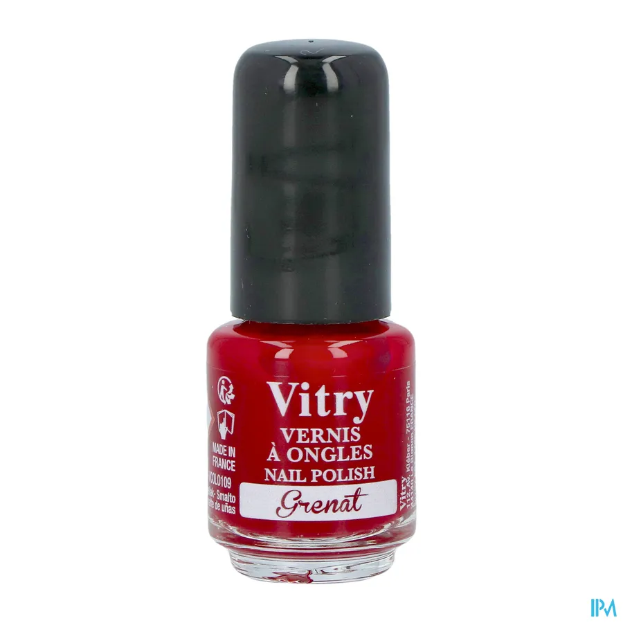 packshot van Vitry Nagellak 109 Grenat 4 ml