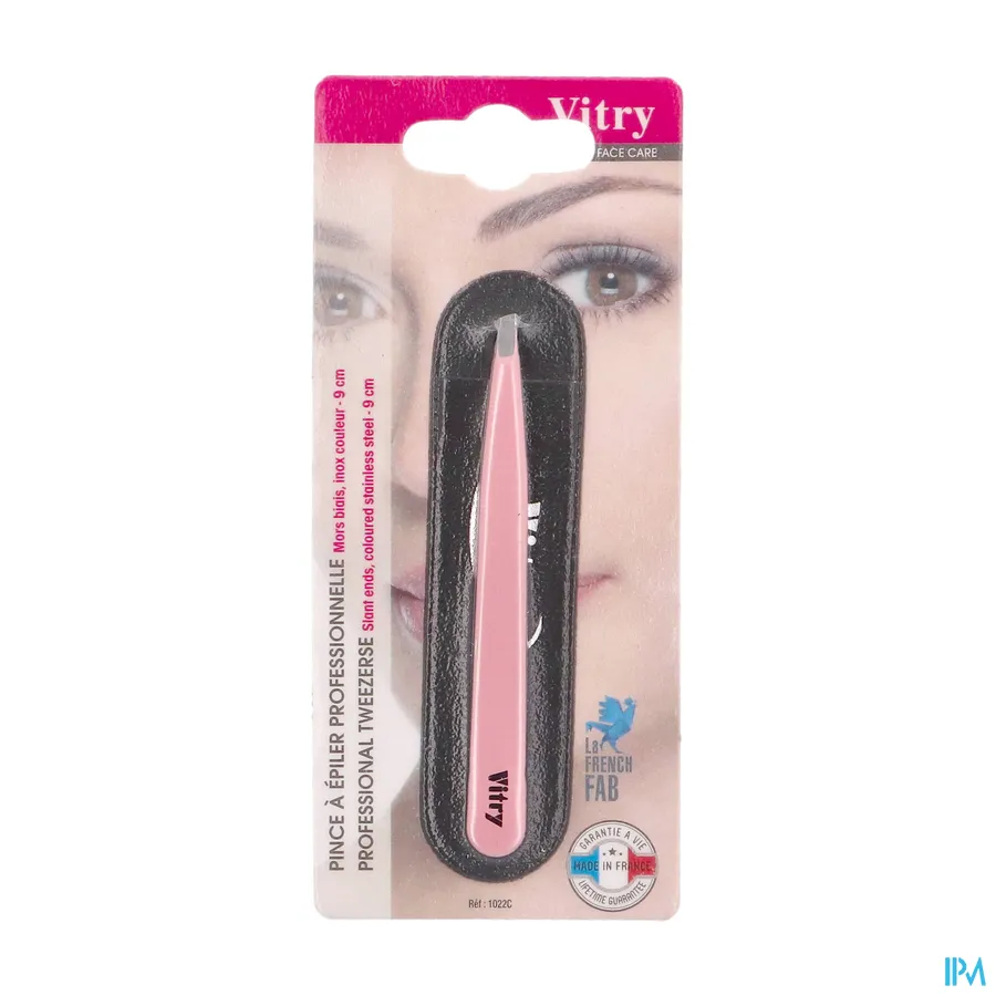 packshot van Vitry Gekleurd Epileerpincet met Schuine Top