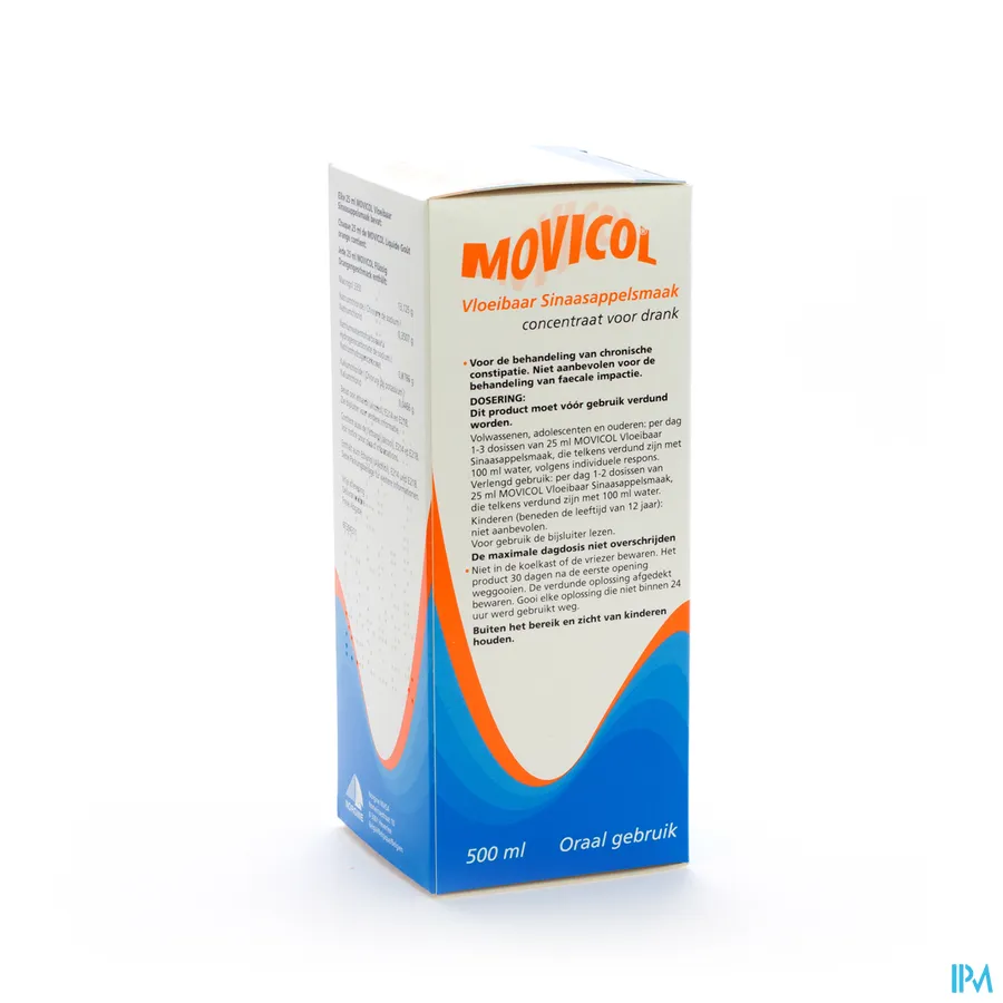 packshot van Movicol Sinaas Vloeibaar 500ml