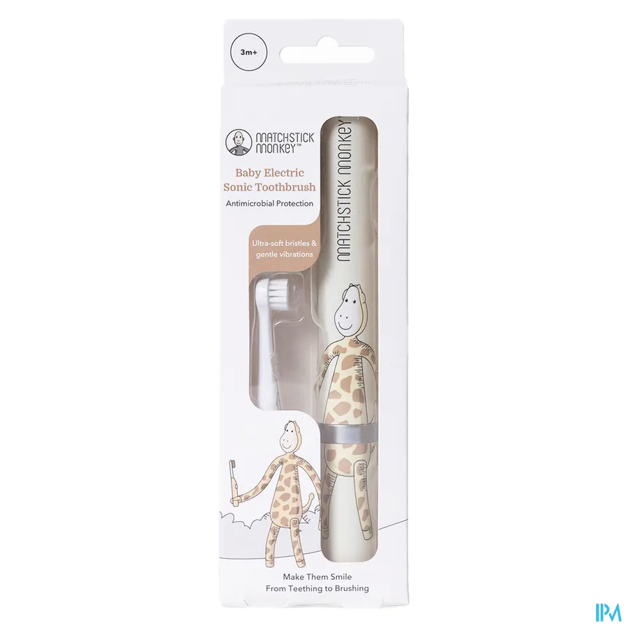 packshot van Matchstick Monkey Sonic Tandenborstel Giraf