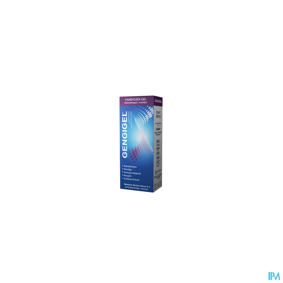 packshot van Gengigel Tandvlees Gel tegen Aften en Kleine Wonden/Bloedingen/Ontstekingen 20 ml