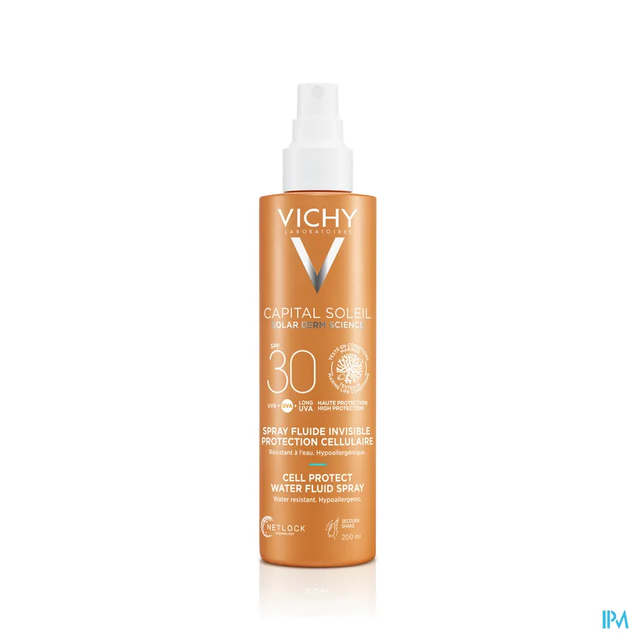 packshot van Cell protect fluide spray SPF 30 200 ml
