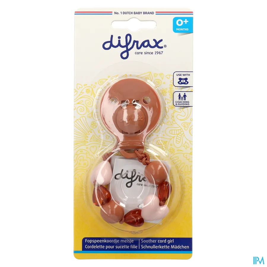 packshot van Difrax Fopspeenketting Hartje