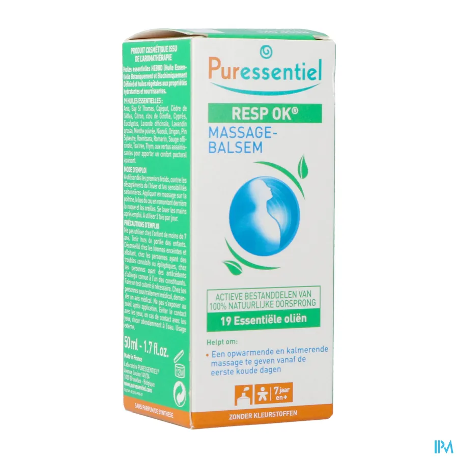 packshot van Puressentiel Ademhaling Balsem Volwassenen 50 ml