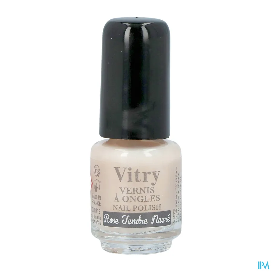 packshot van Vitry Nagellak 12 Rose Tendre Nacré 4 ml