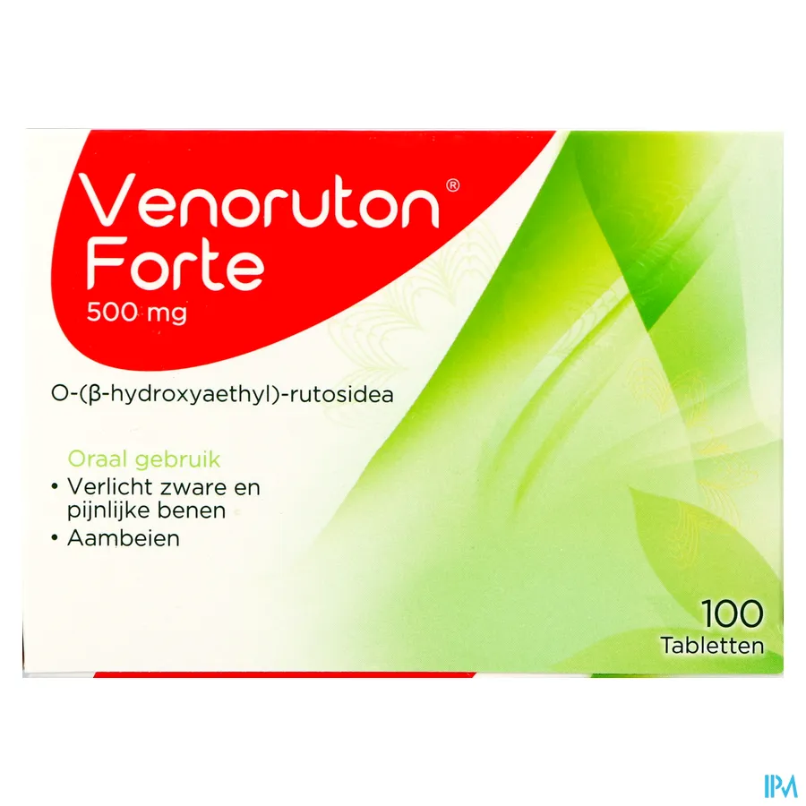 packshot van Venoruton Forte 500 mg 100 Tabletten