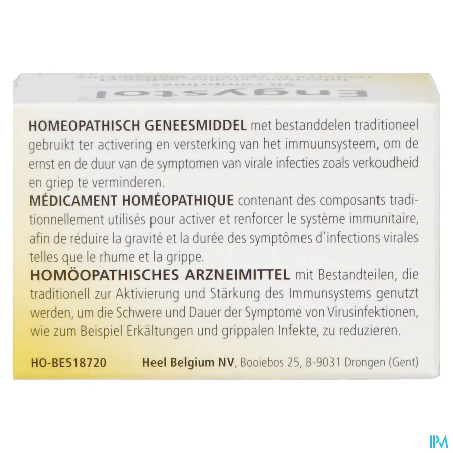 packshot van Heel Engystol 50 Tabletten