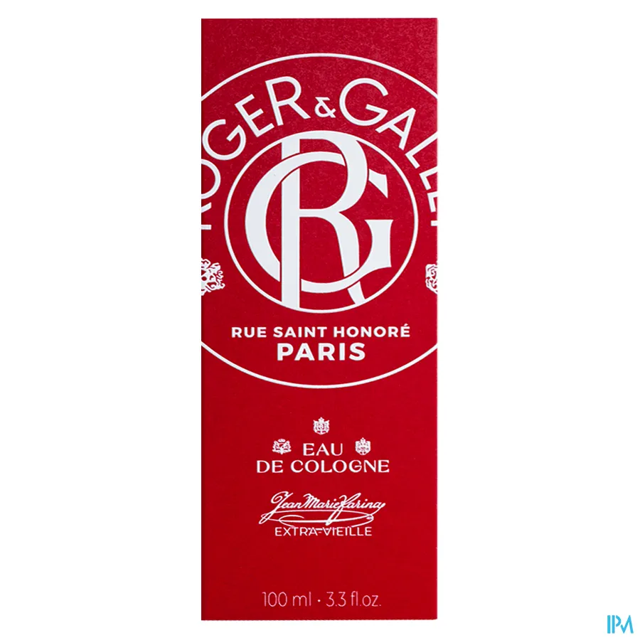 packshot van Roger & Gallet Eau Cologne Jean-marie Farina 100 ml