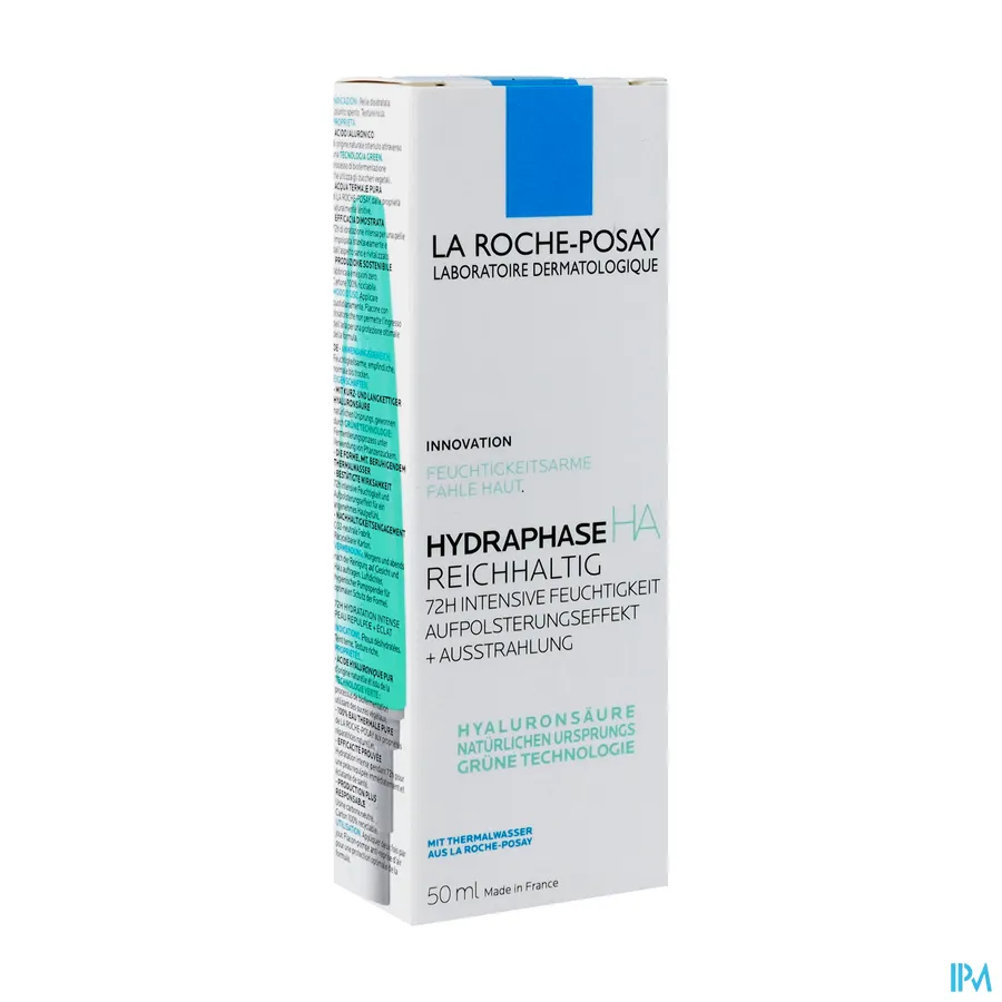 packshot van La Roche-Posay Hydraphase HA Rijk 50 ml