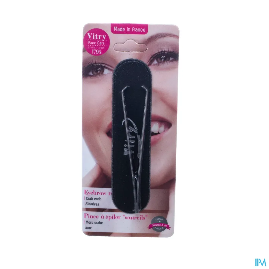 packshot van Vitry Epileerpincet met Krabvormige Top