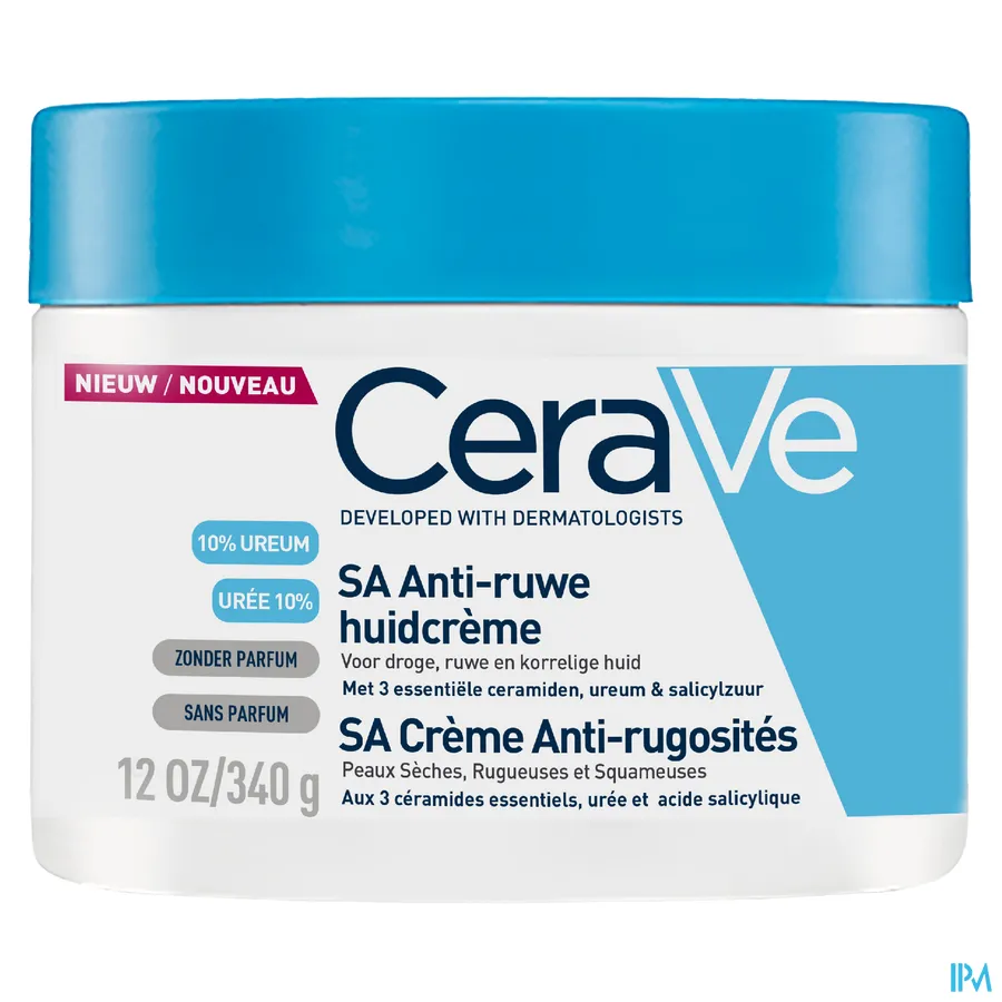 packshot van CeraVe SA Anti-Ruwe Huid Crème 340 g