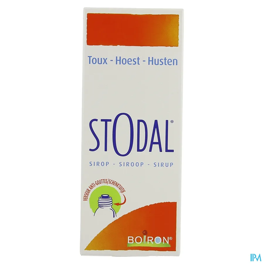 packshot van Stodal bij Hoest Siroop 200 ml