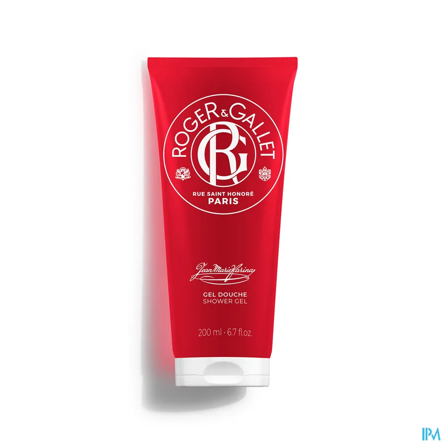 packshot van Roger & Gallet Jean-Marie Farina Douchegel 200 ml