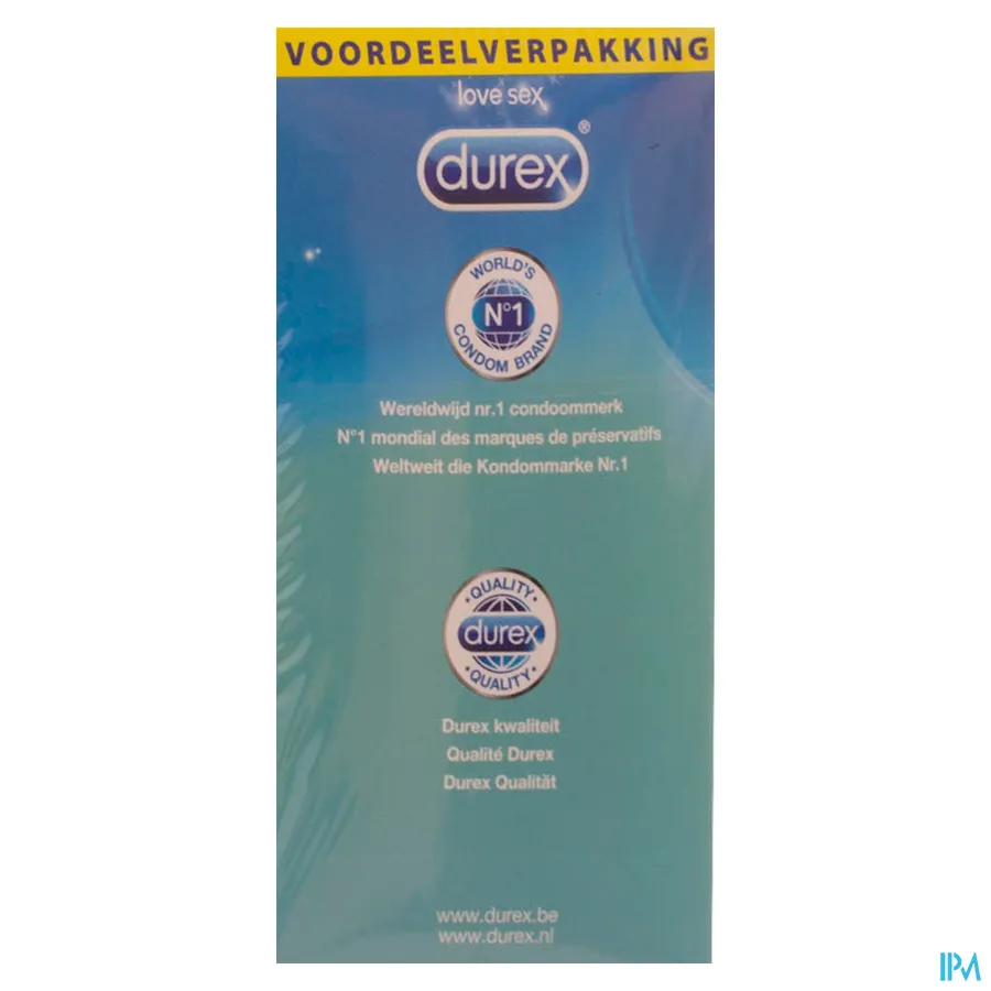 packshot van Durex Originals Classic Natural Maxi Pack 20 Condooms