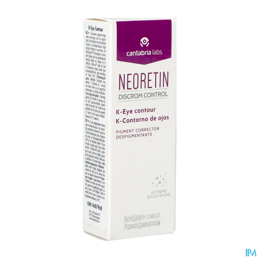 packshot van Neoretin K-eye Contour Tube 15 ml