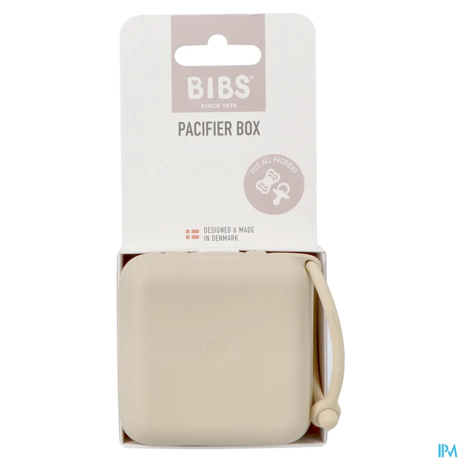 packshot van Bibs Fopspeenbox Vanilla