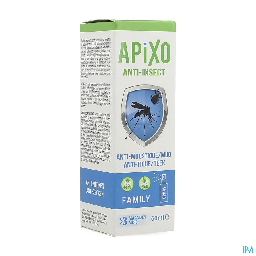 packshot van Apixo Anti-Insect Family Spray 60 ml