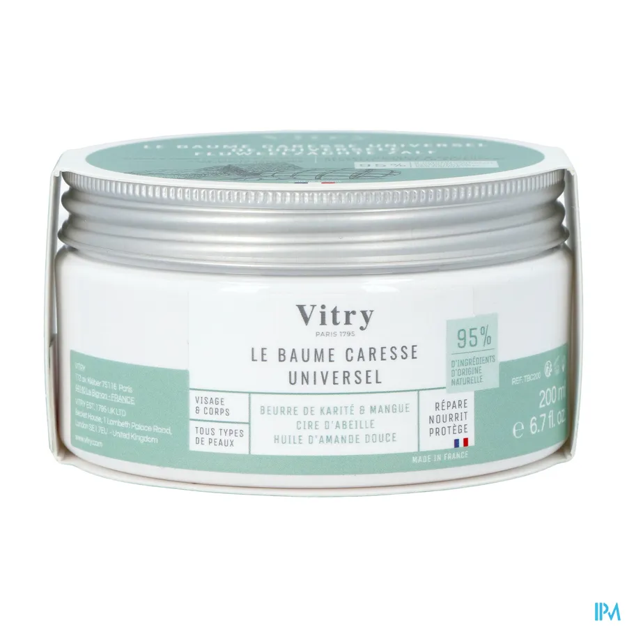 packshot van Vitry Universele Balsem 95% Natuurlijke Oorsprong 200 ml