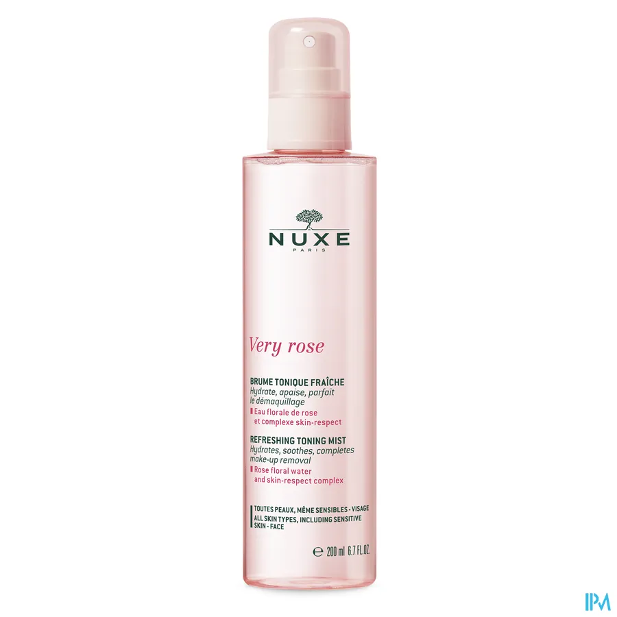 packshot van Nuxe Very Rose Frisse Verkwikkende Nevel 200 ml