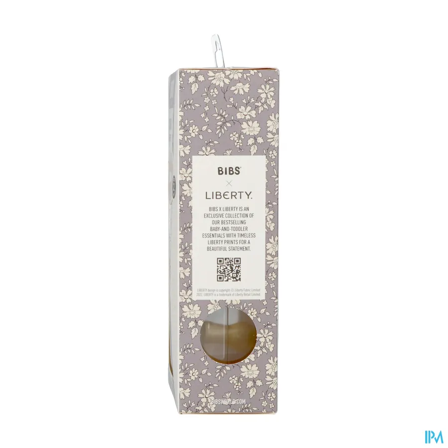 packshot van Bibs 2 Fopspeen Duo Liberty Garden Blossom Pumpk.2