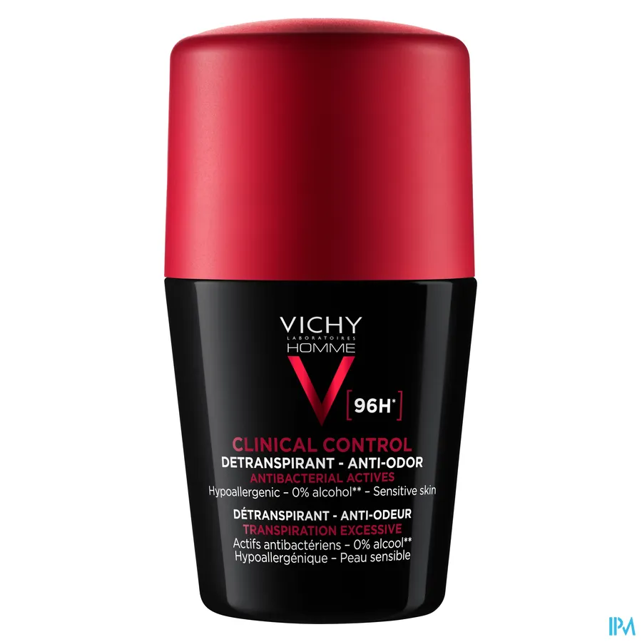 packshot van Vichy Homme Deo Roll Clinical Control 96h 50 ml