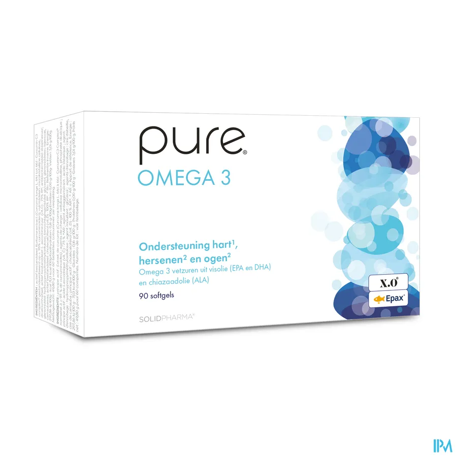 packshot van Pure Omega 3 Soft Caps 90