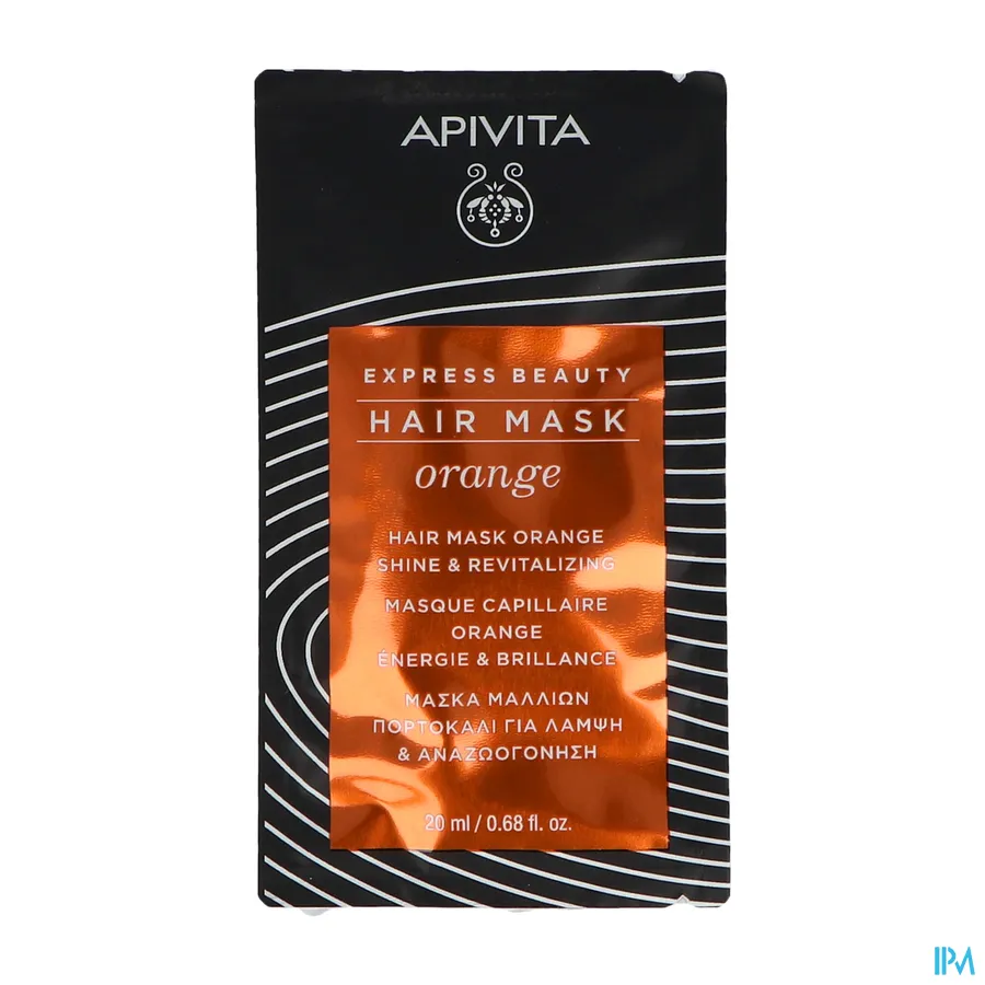 packshot van Apivita Express Revitaliserend Haarmasker 20 ml