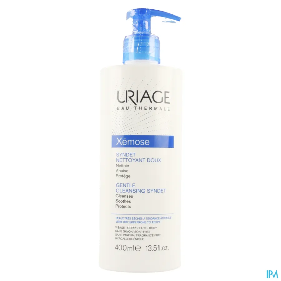 packshot van Uriage Xémose Milde Reinigende Gel-Crème 400 ml