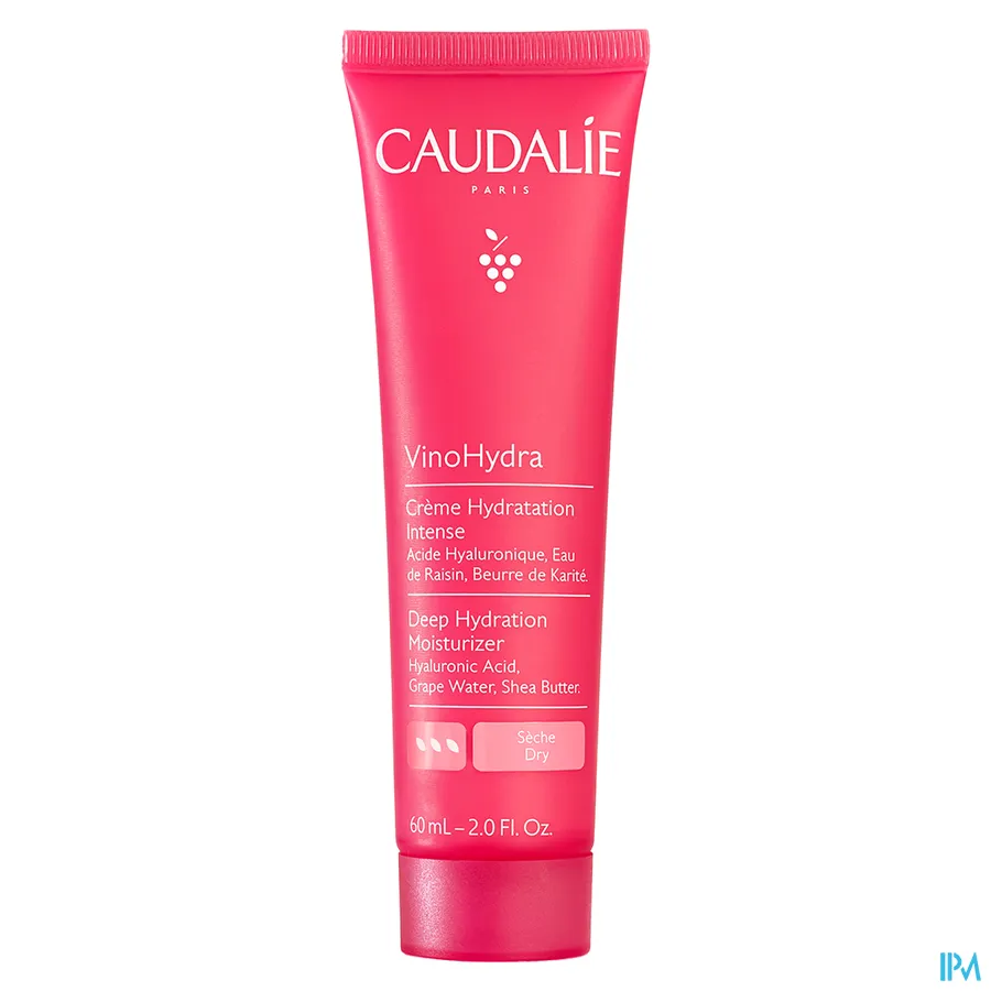 packshot van Caudalie VinoHydra Crème Intense Hydratatie 60 ml