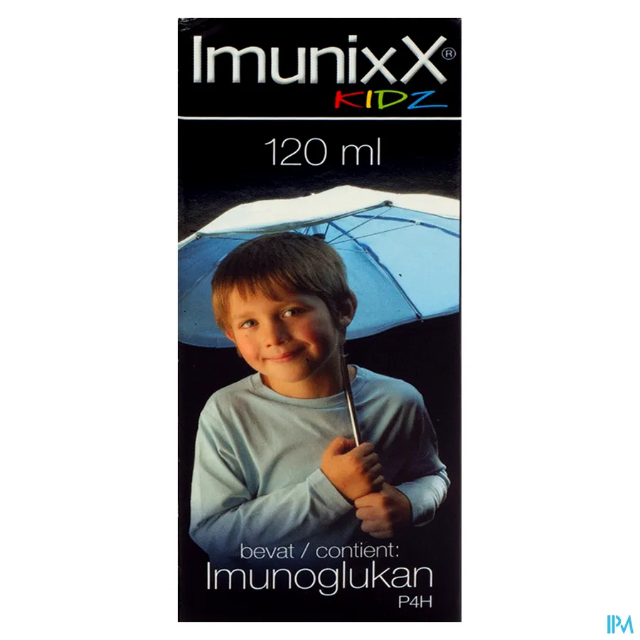 packshot van ImunixX Kidz Siroop 120 ml