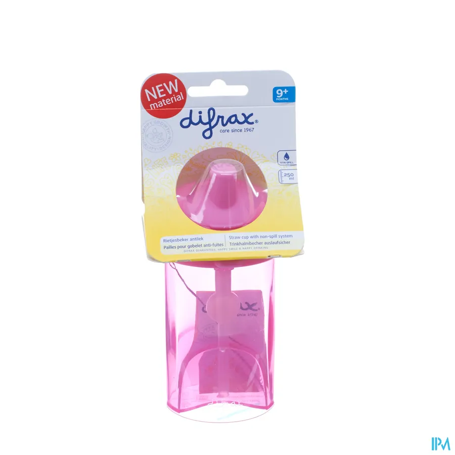 packshot van Difrax Antilek Rietjesbeker 12+ 1 stuk