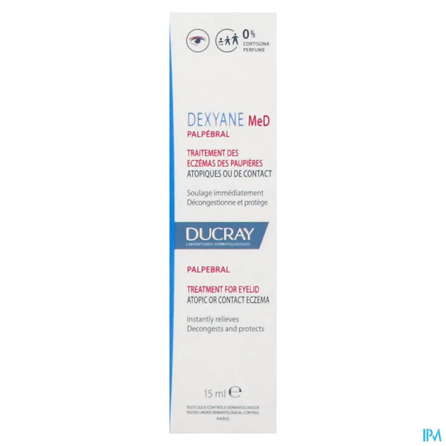 packshot van Ducray Dexyane MeD Palpebral Oogleden 15 ml