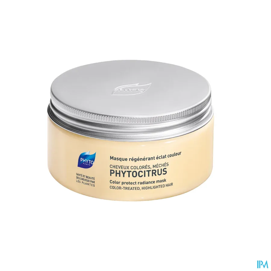 packshot van Phyto Phytocitrus Glans- en Kleurherstellend Masker voor Gekleurd Haar, Meches 200 ml