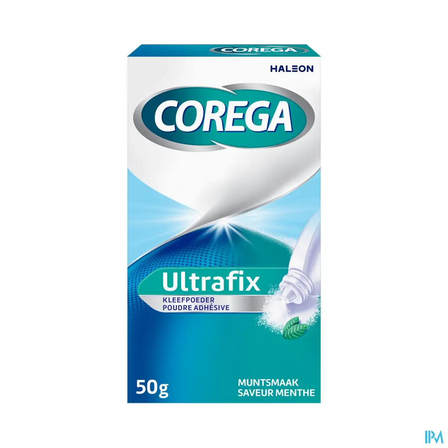 packshot van Corega Ultrafix Kleefpoeder 50g Nf