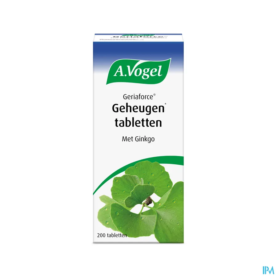 packshot van A. Vogel Geriaforce voor Geheugen 200 Tabletten