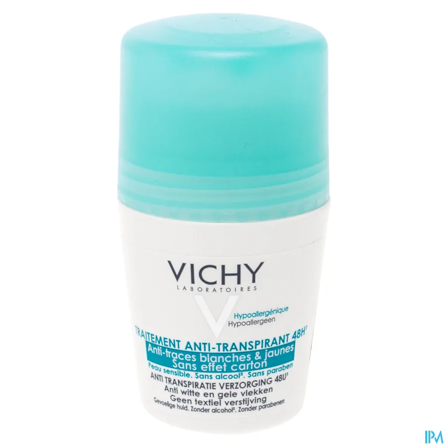 packshot van Vichy Deo Roll-On 48u Anti-Vlekken 50 ml