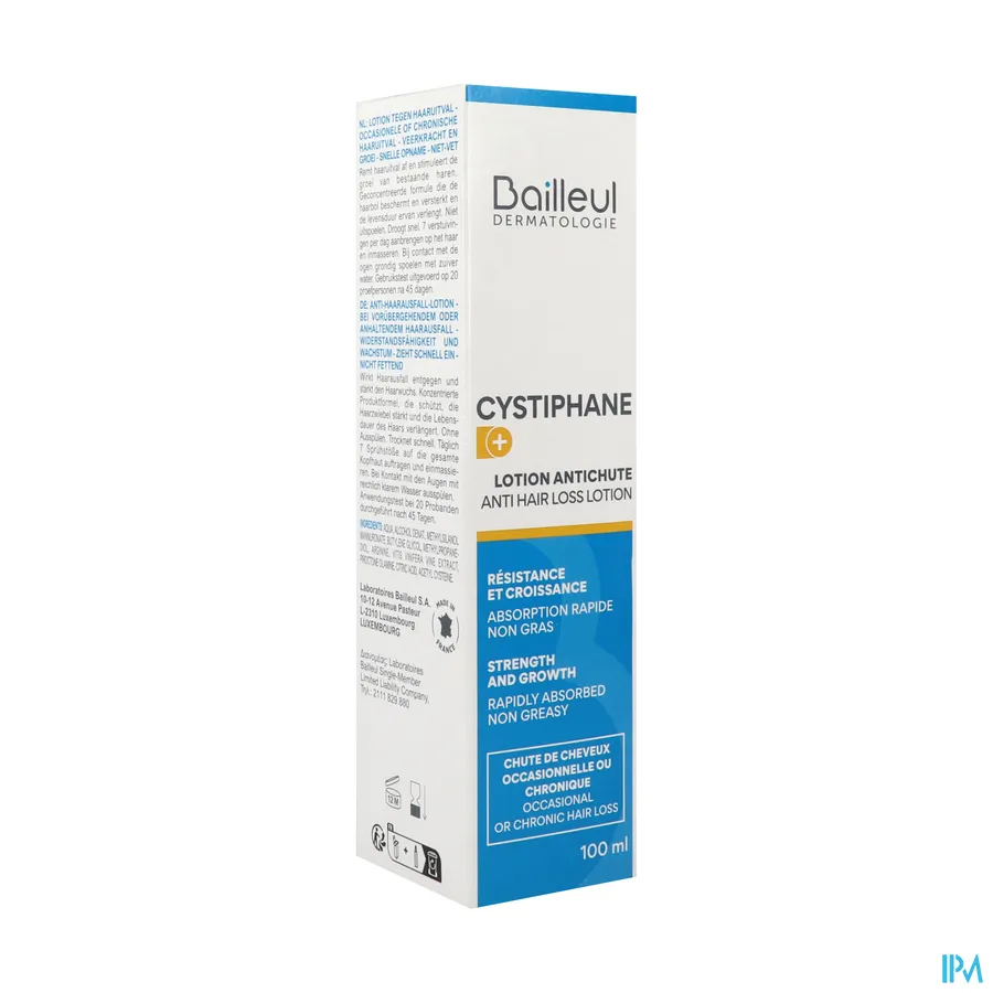packshot van Cystiphane Lotion tegen Haaruitval 100 ml