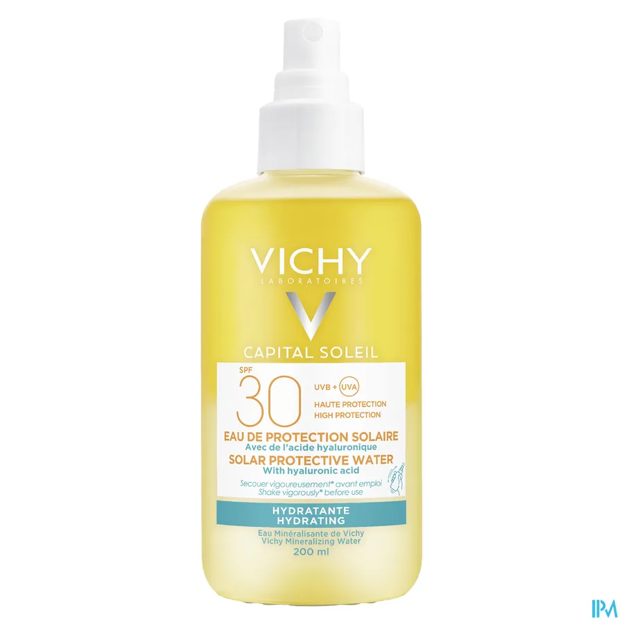 packshot van Vichy Capital Soleil Zonbeschermend Water Hydraterend SPF30 200 ml